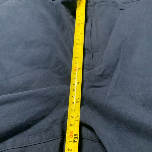 Shorts Member Mark Men's Size 40 Stretch Flat Front Short Blue Cove 9" Inseam - Picture 4 of 7